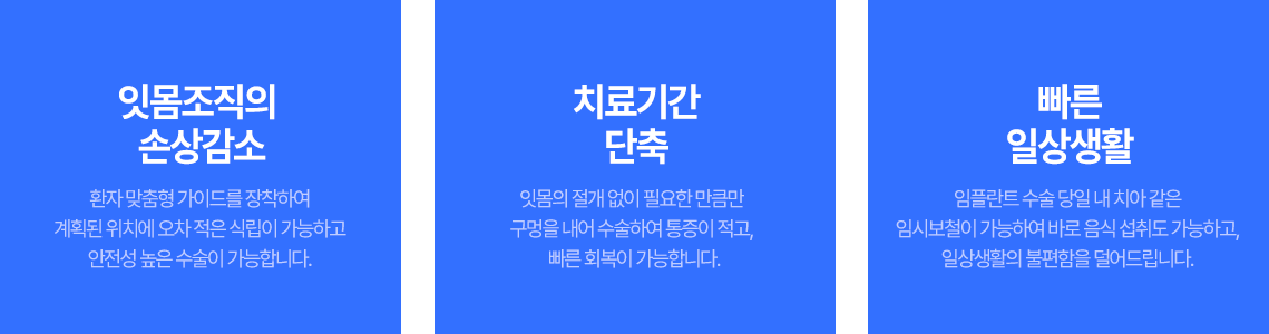 임플란트 수술 시간, 회복 기간, 일상생활에 대한 안내